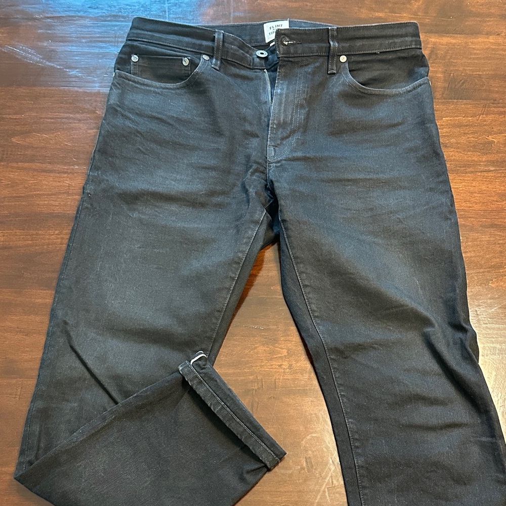 Flint & Tinder Selvedge Slim Fit Black 31x30 jeans